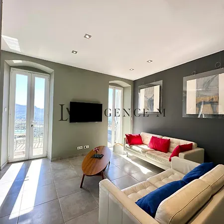 Bella Vista - Duplex D'exception Avec Terrasse Suspendue Et Vue Panoramique Sur La Baie De Calvi * 卢米奥